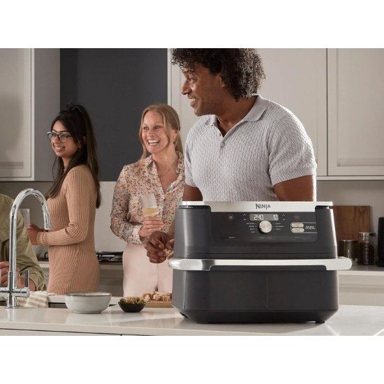 Двузонов Еър фрайър Ninja Foodi FlexDrawer AF500EU, 10.4L, Черен